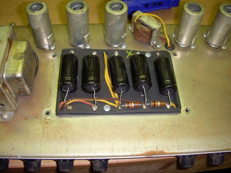 New power supply caps in a 64 DR 
